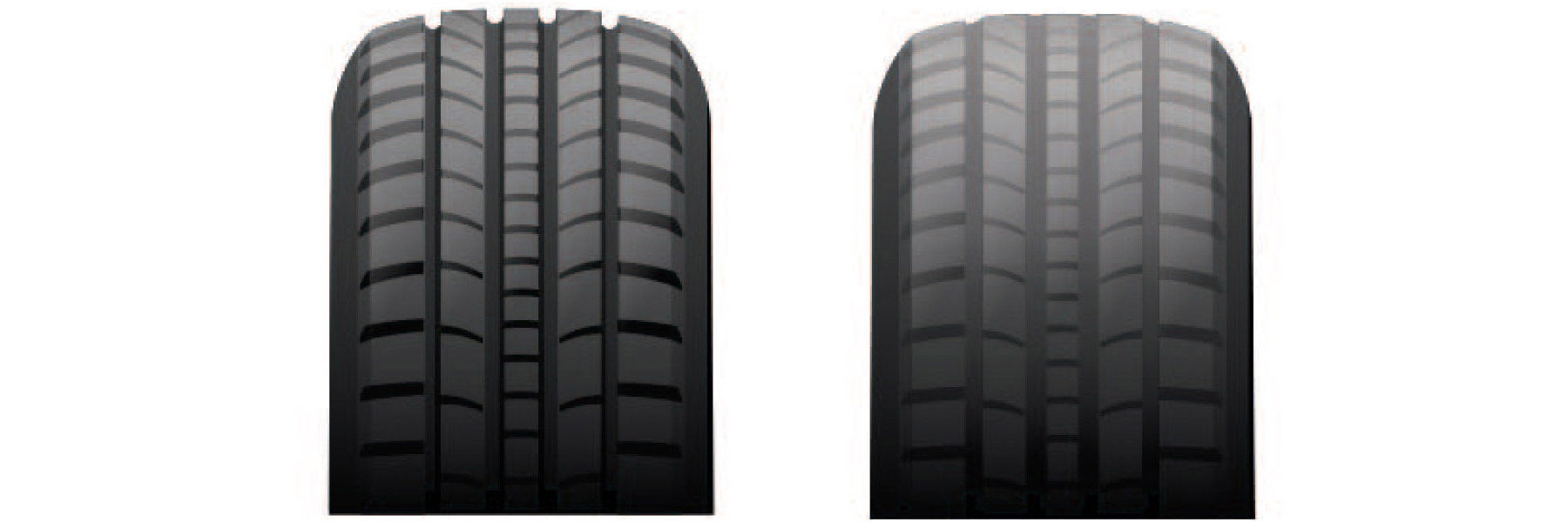 Tire tread depth comparison at Legacy Kia of West Mifflin in West Mifflin PA