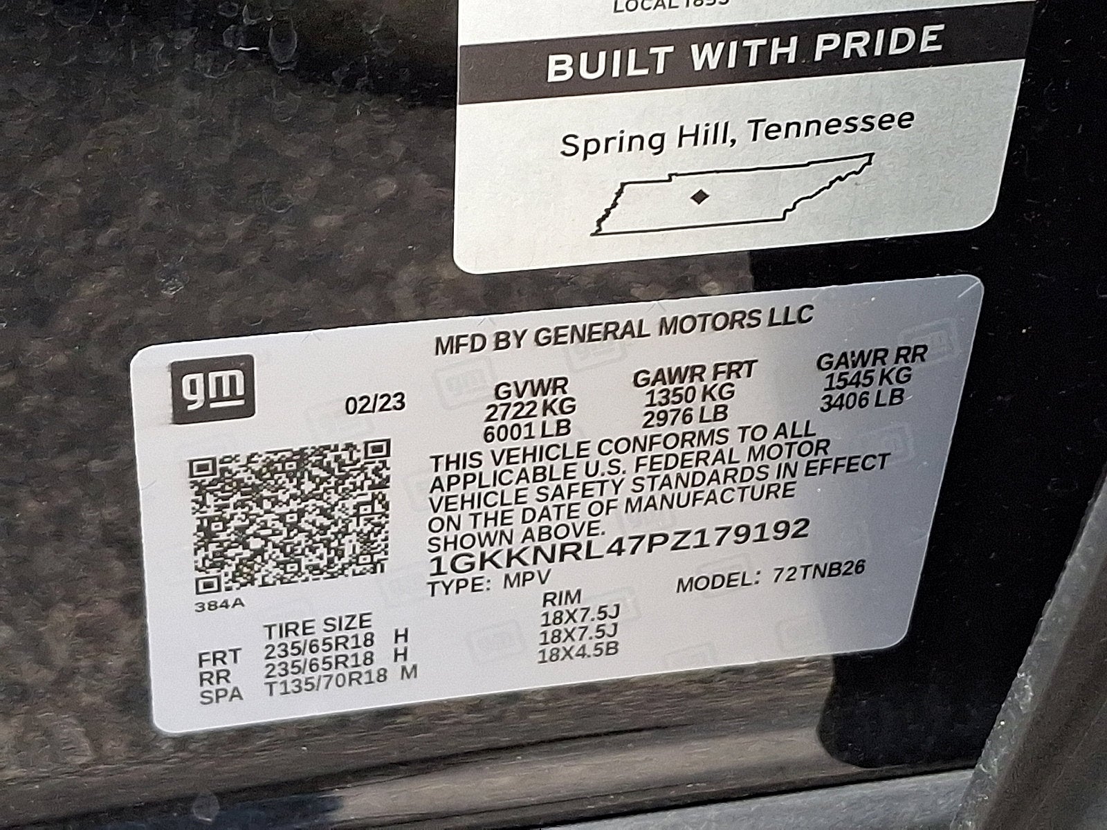 2023 GMC Acadia SLE