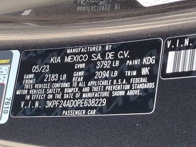2023 Kia Forte LXS