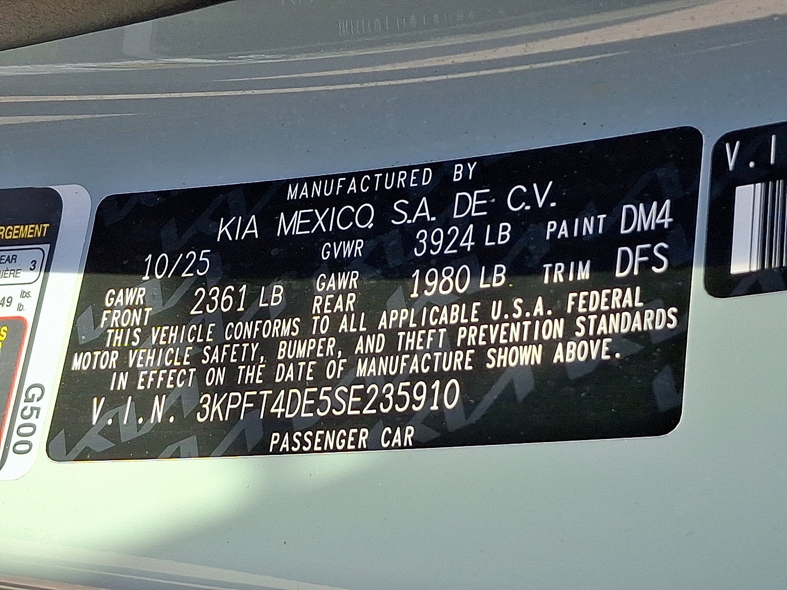 2025 Kia K4 LXS