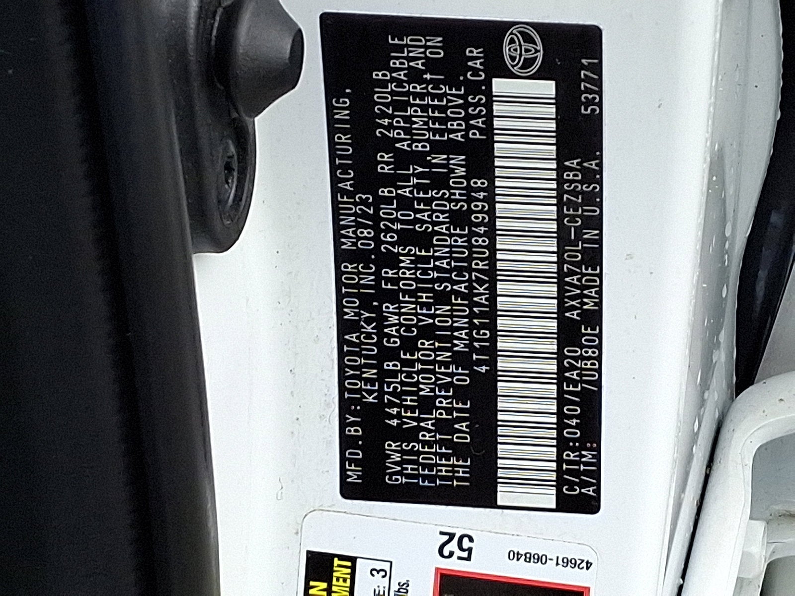 2024 Toyota Camry Base