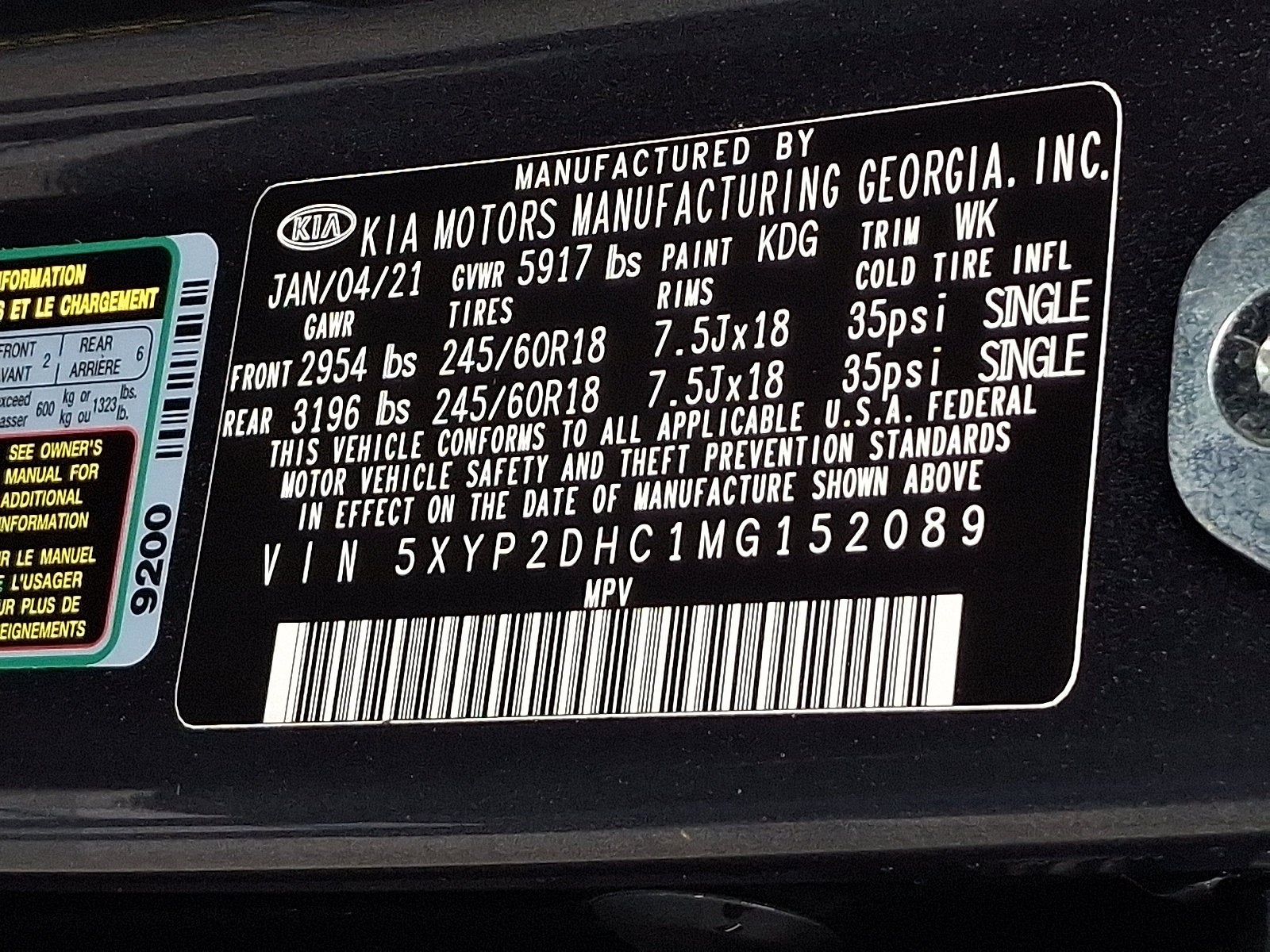 2021 Kia Telluride LX