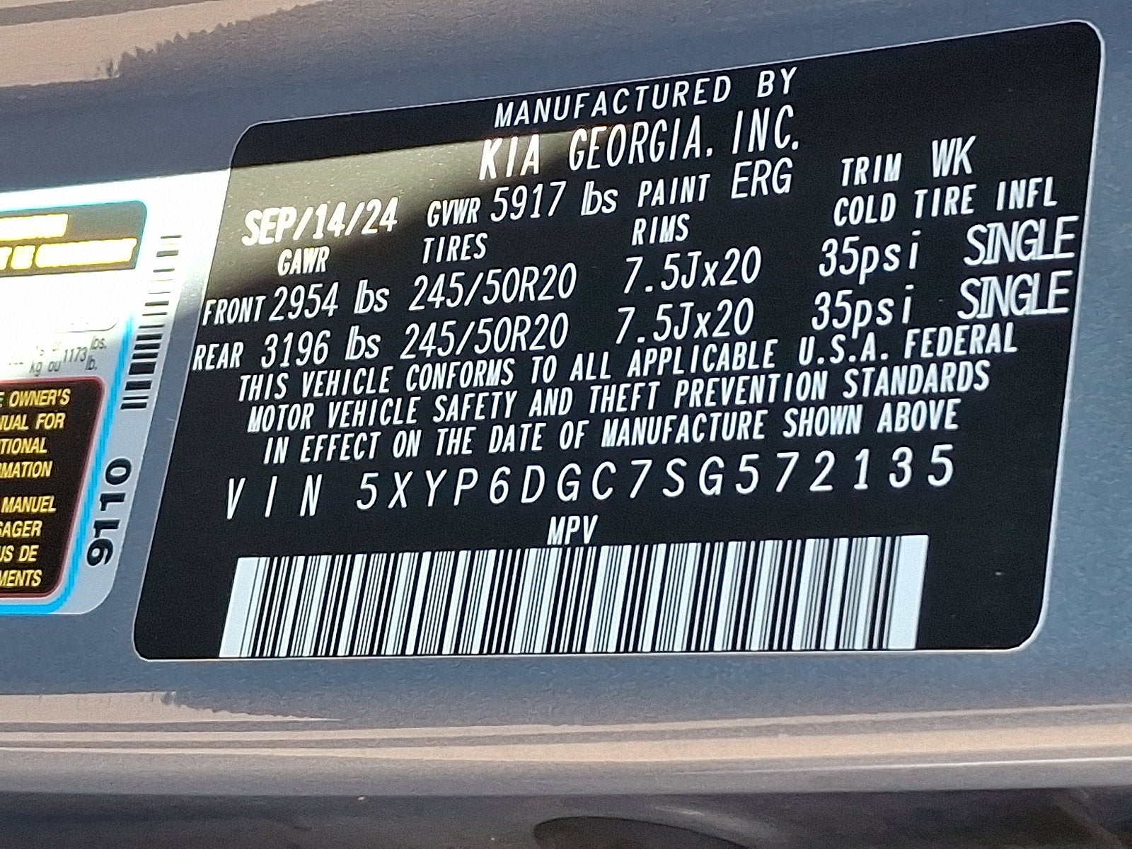 2025 Kia Telluride S