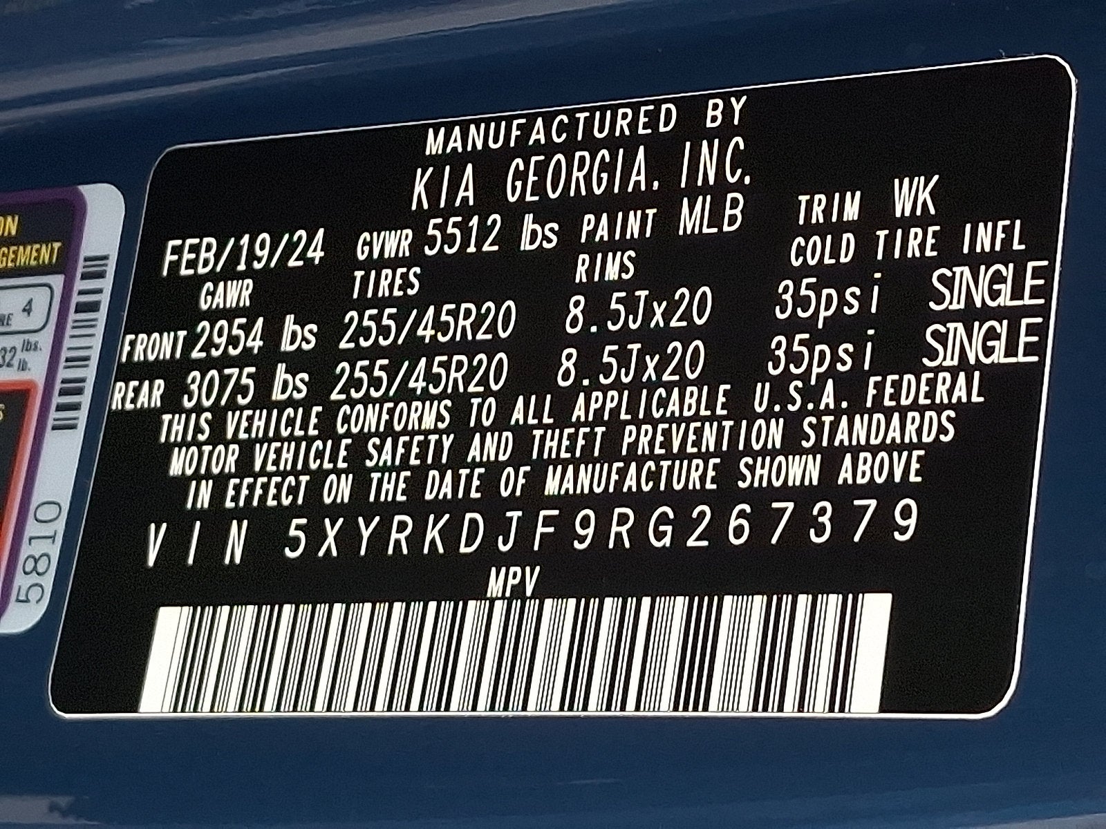 2024 Kia Sorento X-Line SX