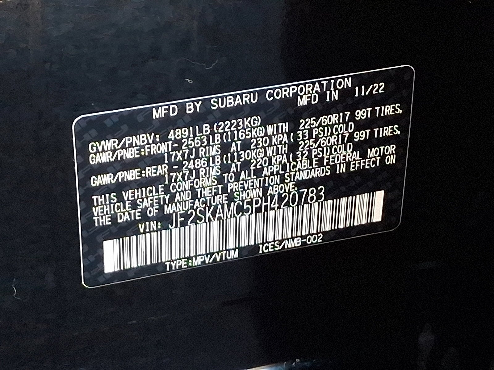 2023 Subaru Forester Wilderness