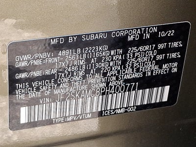 2023 Subaru Forester Wilderness