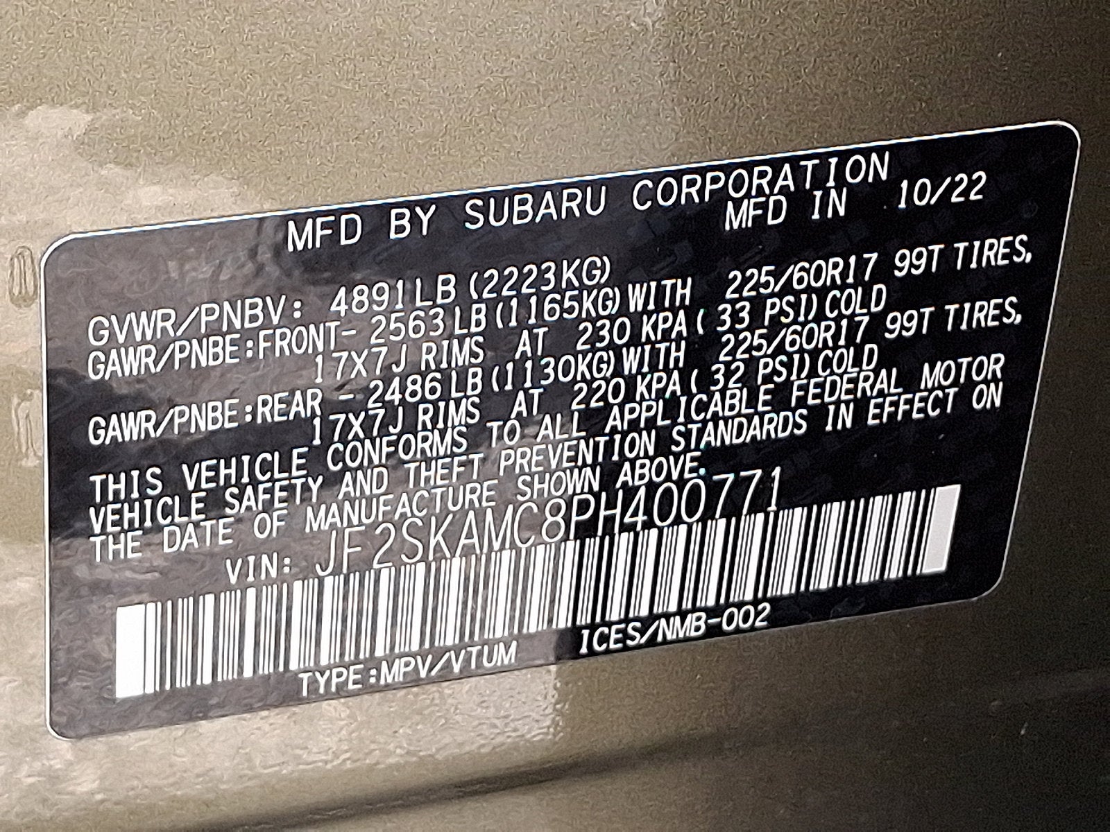 2023 Subaru Forester Wilderness