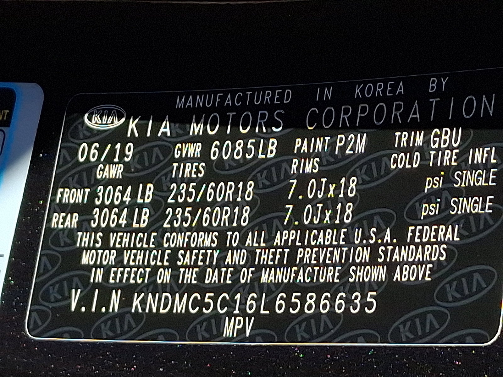 2020 Kia Sedona SX
