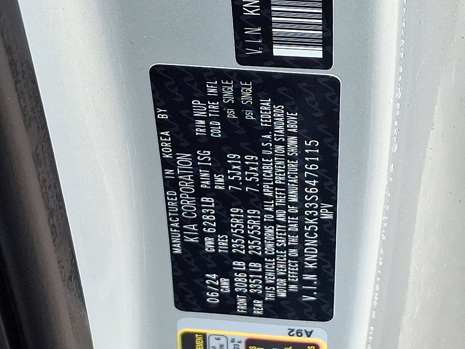 2025 Kia Carnival EX