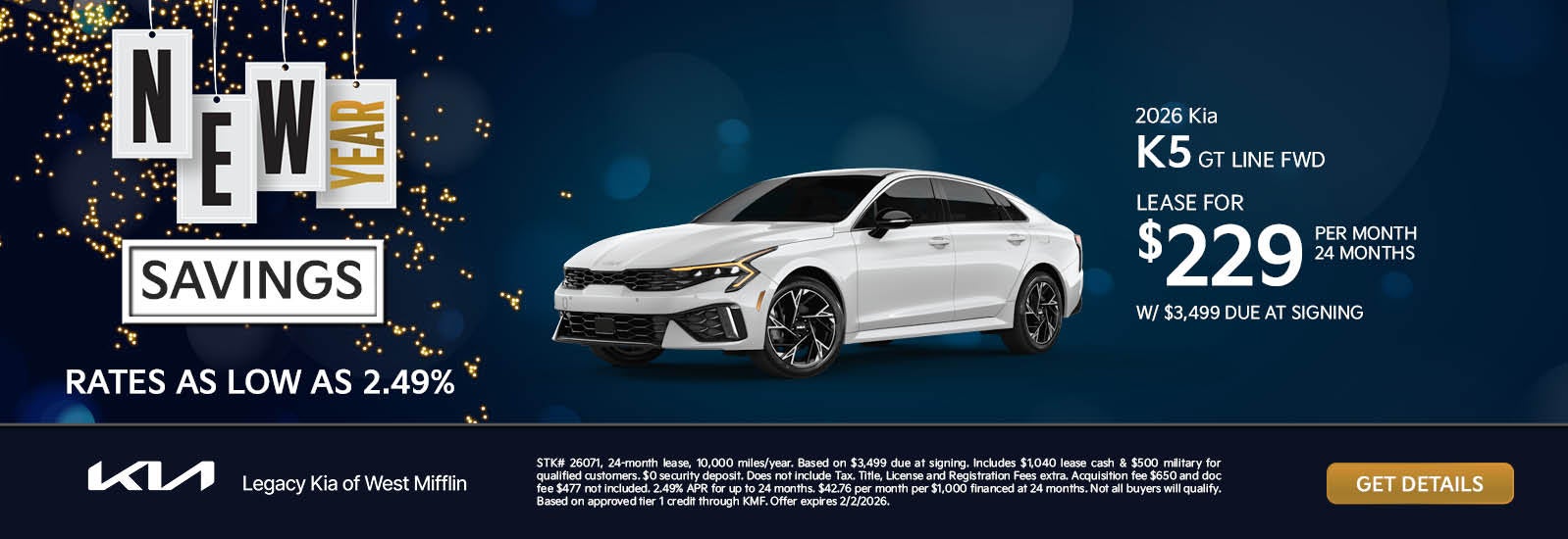 2026 Kia K5 GT Line FWD