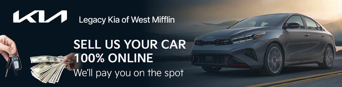 Sell us your car 100% online!