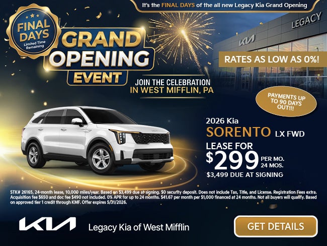 2026 Kia Sorento LX.