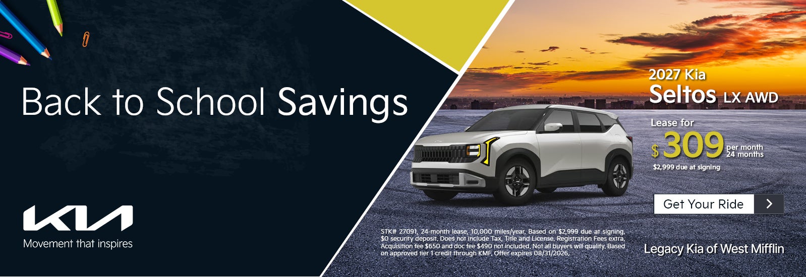 2026 Kia Seltos LX AWD
